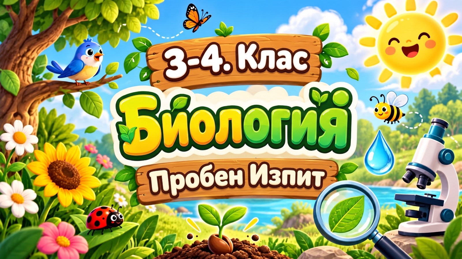 Категория 1 Пробен изпит по биология 1