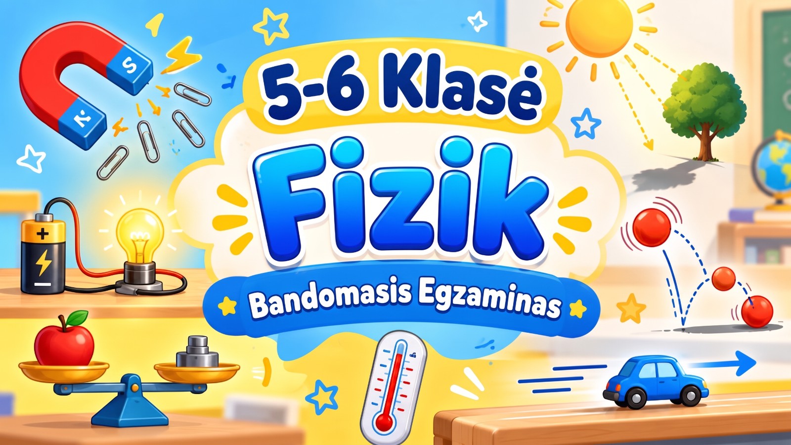 2 Kategorija Fizika Probiminis Testas 1