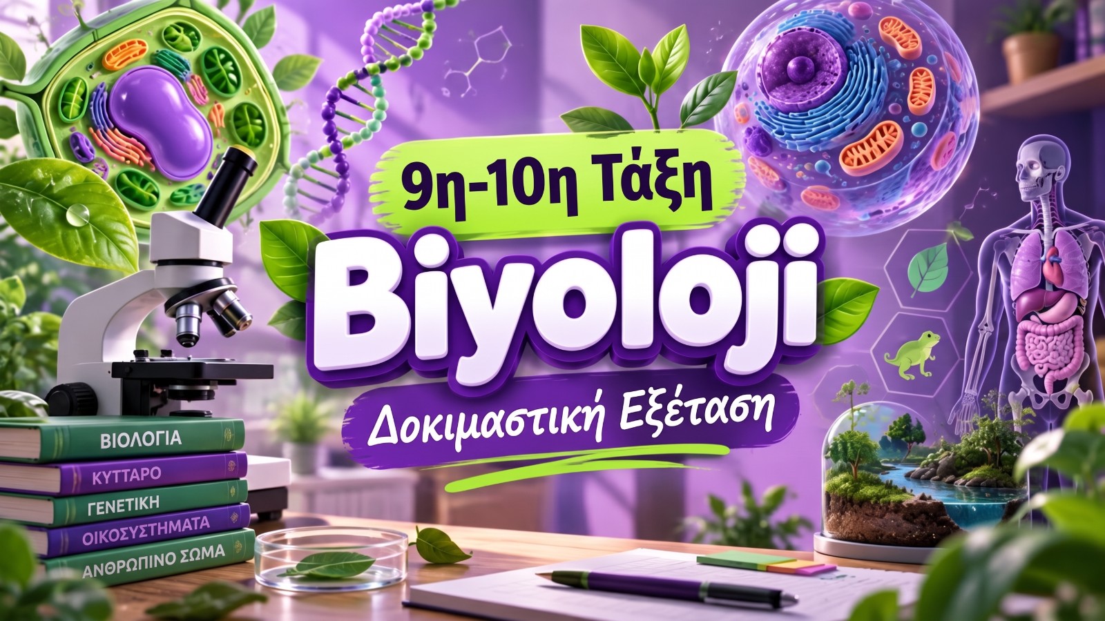 Κατηγορία 4 Βιολογία Διαγώνισμα Προσομοίωσης 1