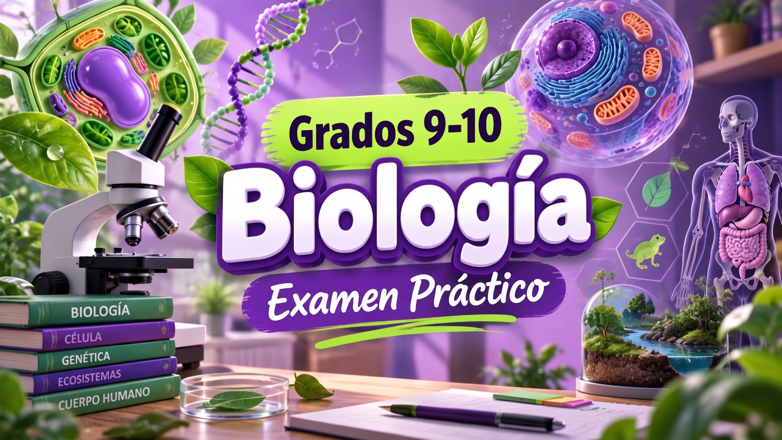 Categoría 4 Biología Examen de Práctica 1