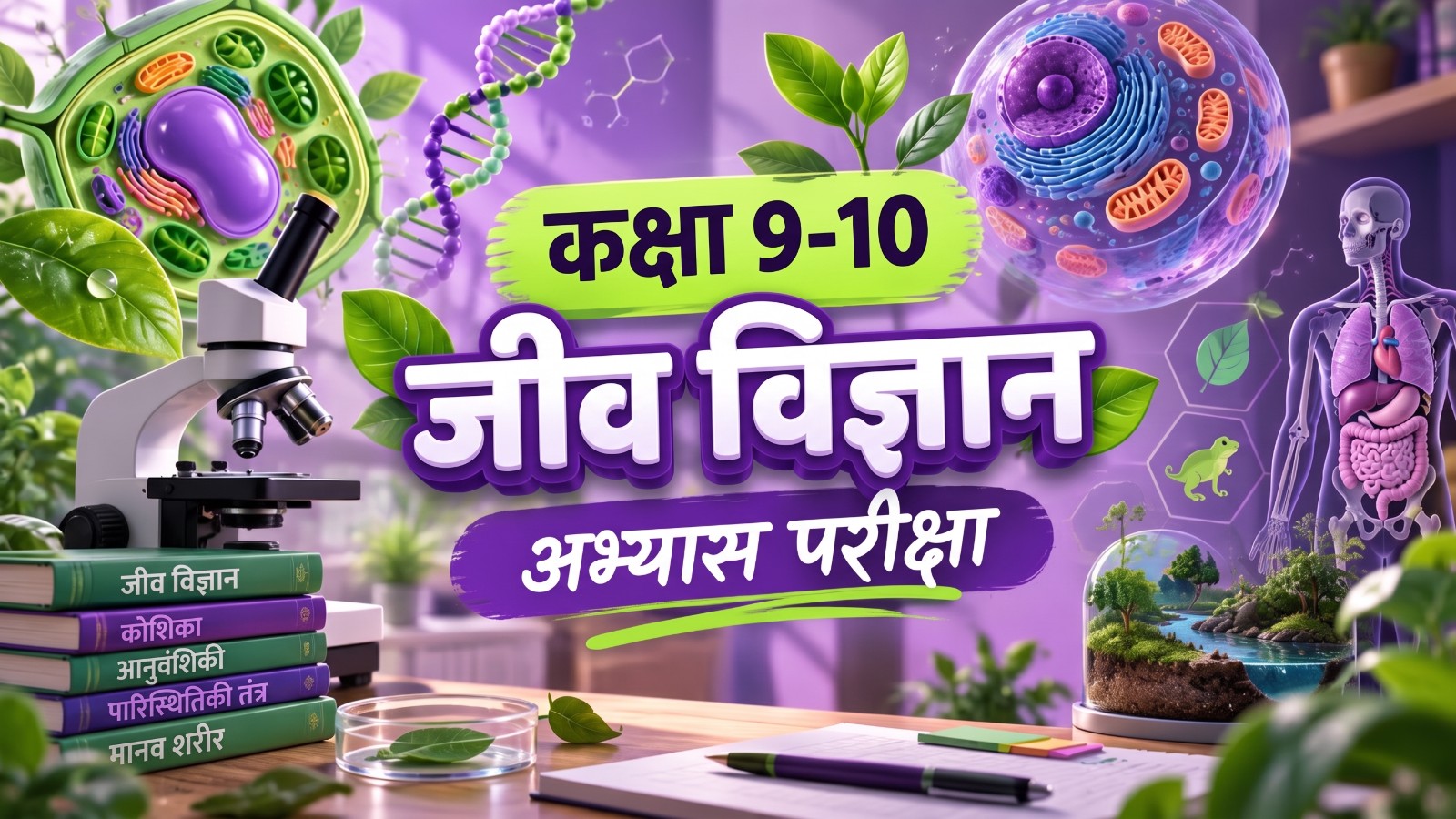 श्रेणी 4 जीव विज्ञान अभ्यास परीक्षा 1
