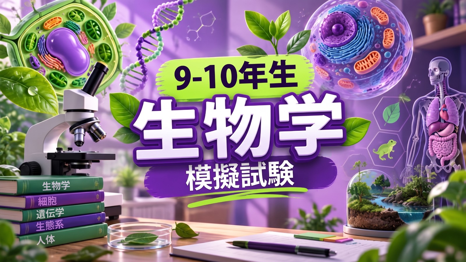 カテゴリー4 生物 模擬試験 1