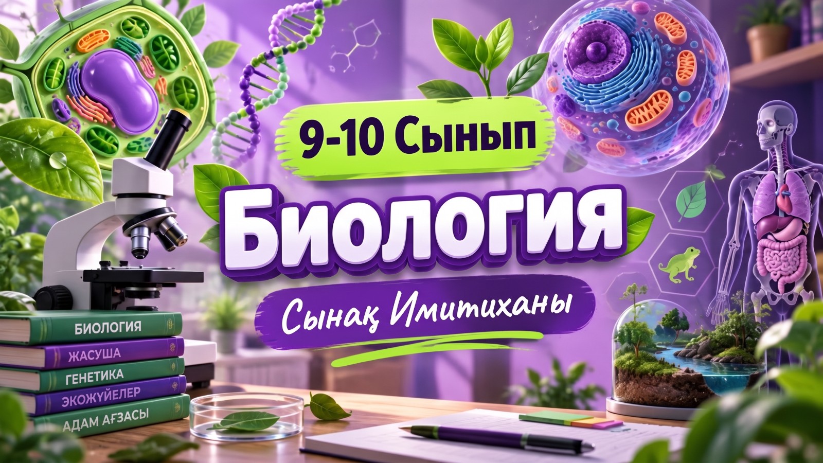 4-санат Биология Сынақ Үлгісі 1