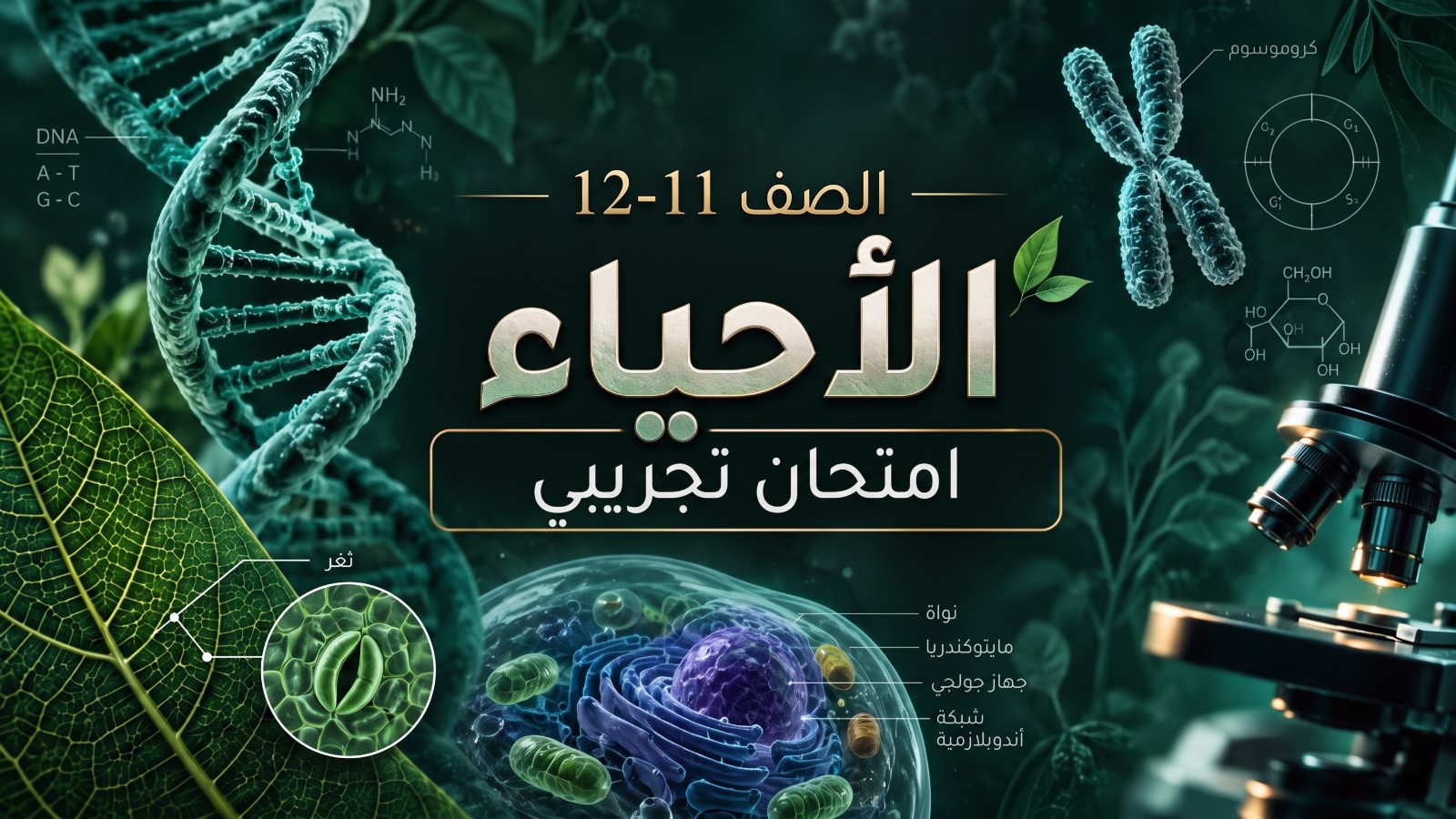 الفئة 5 اختبار الأحياء التجريبي 1