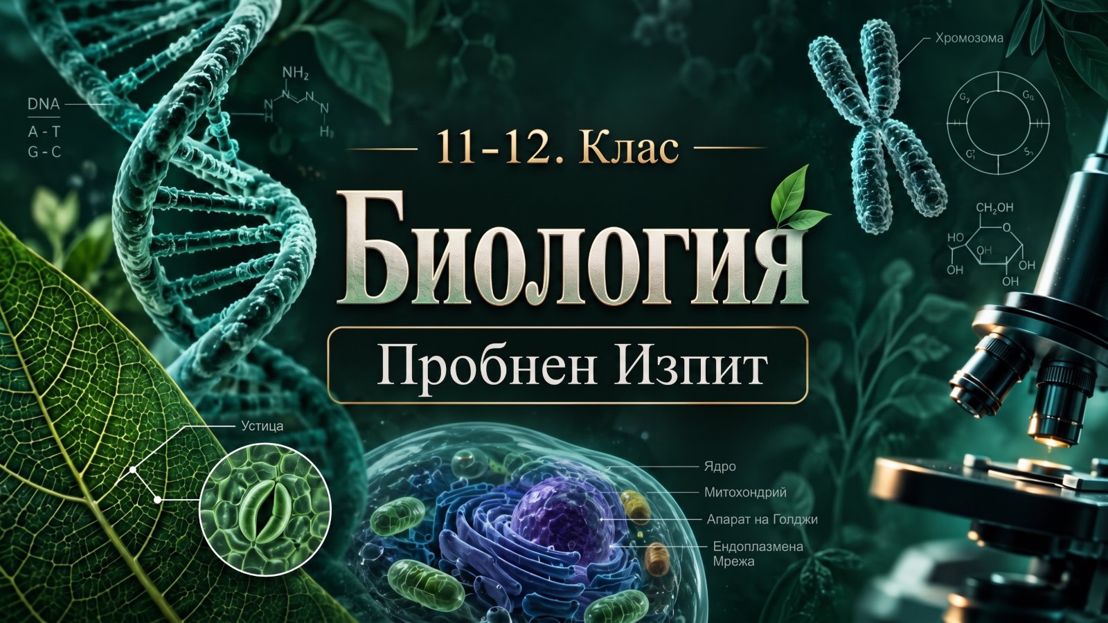 Категория 5 Биология Пробeн Изпит 1