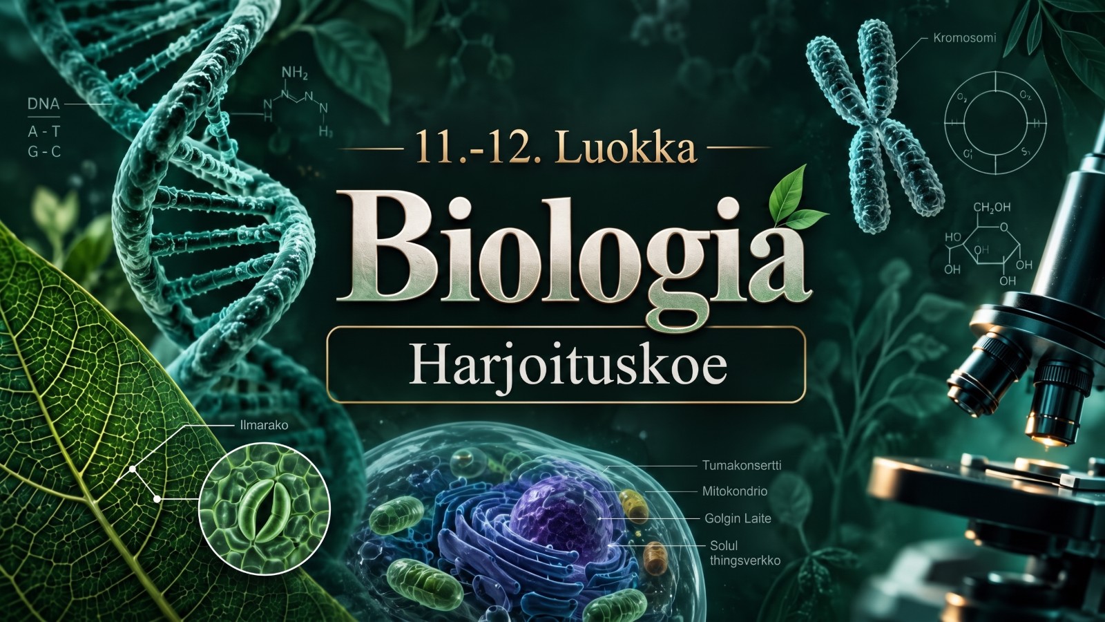 Luokka 5 Biologia Harjoituskoe 1