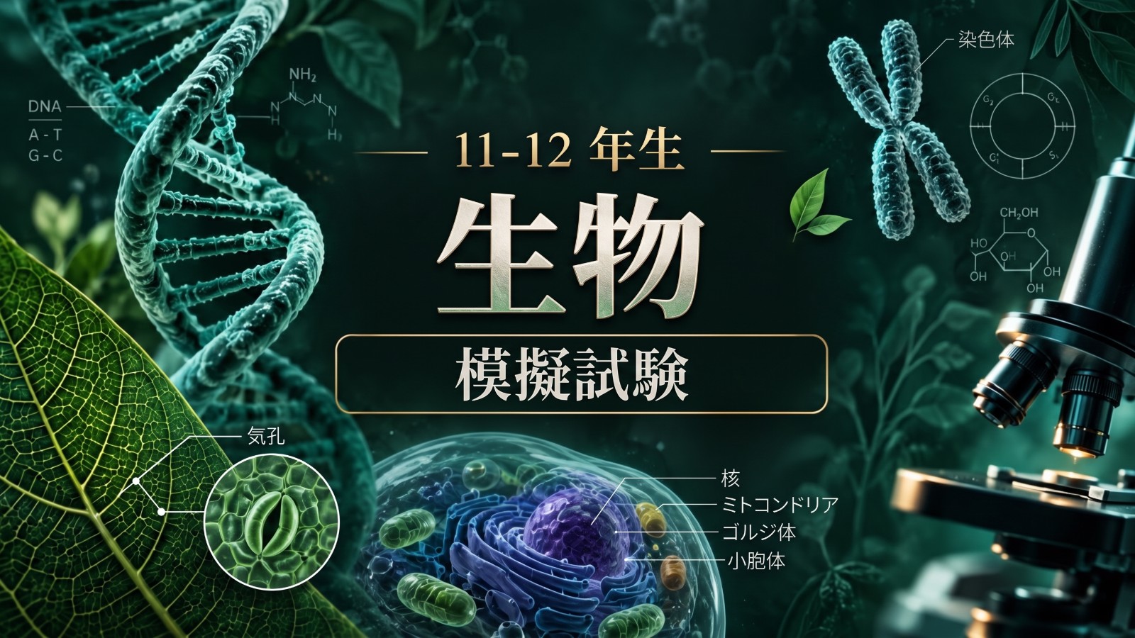 カテゴリー5 生物 模擬試験 1