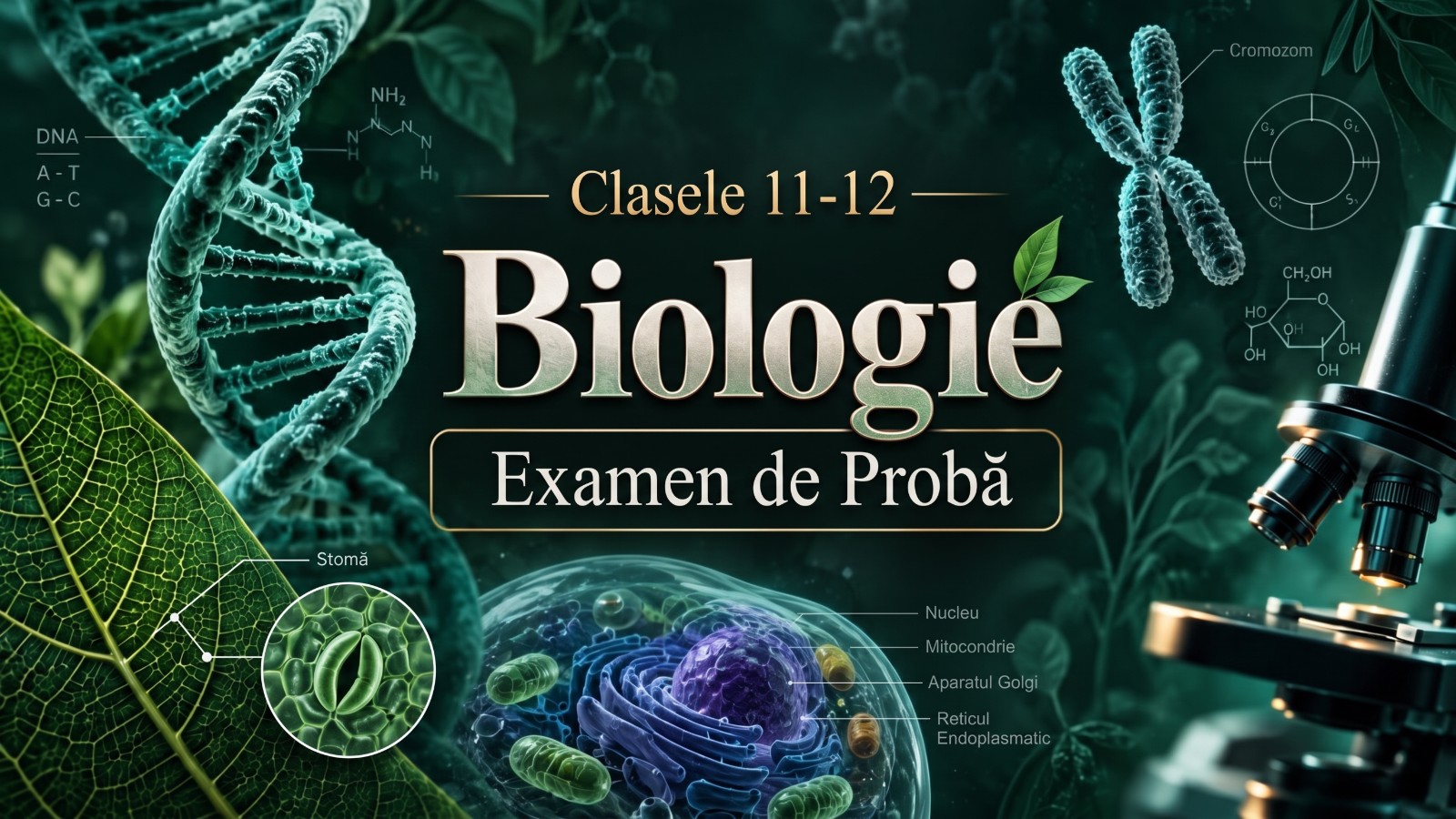 Categoria 5 Biologie Test Grilă 1
