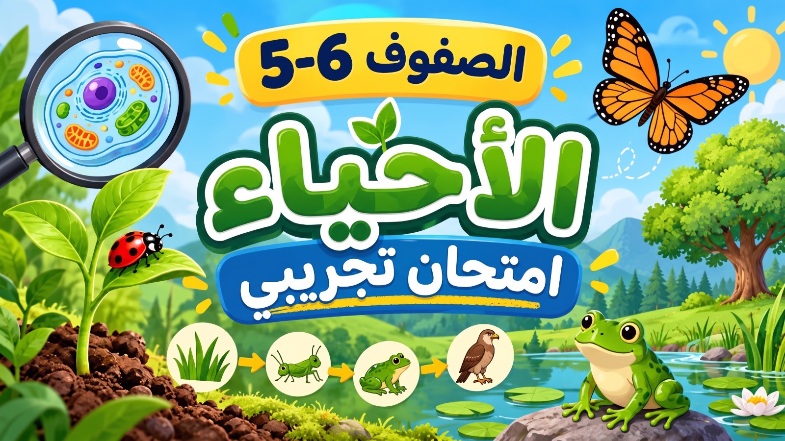الفئة 2 اختبار أحياء تجريبي 1