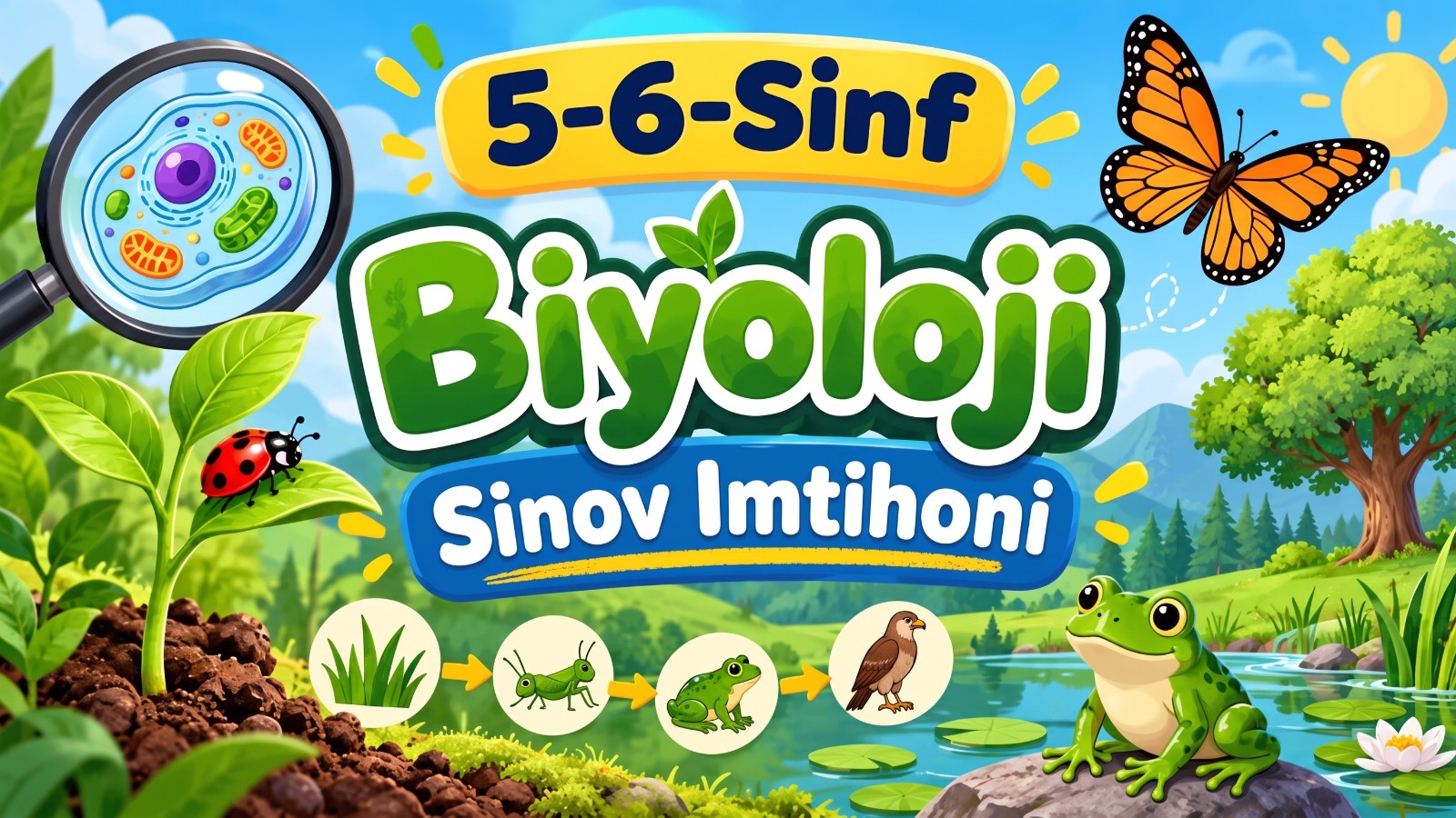 2-kategoriya Biologiya Sinov Imtihoni 1